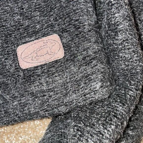 Horny Toad Jacket Fleece & tweed full zip coat two tone black SZ M - Picture 6 of 9